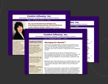 Website design and content editing