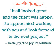 the joy resolution